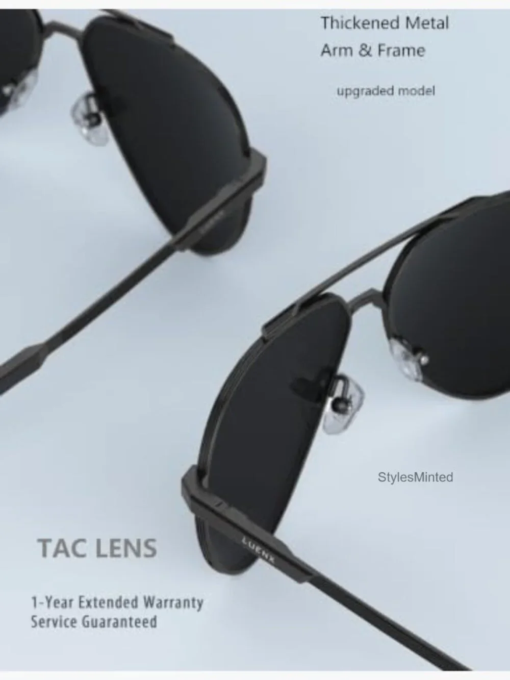 Polarized Aviator Sunglasses UV400 Driving Pilot 60mm